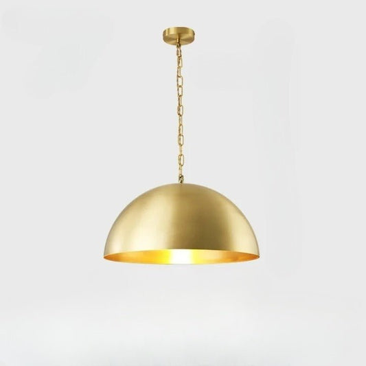Suspension champignon dorée vintage - Circuzen