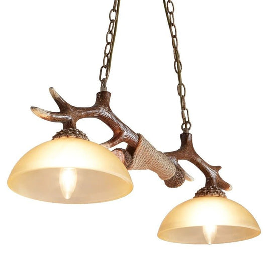 Plafonnier champignon LED style antique - Circuzen